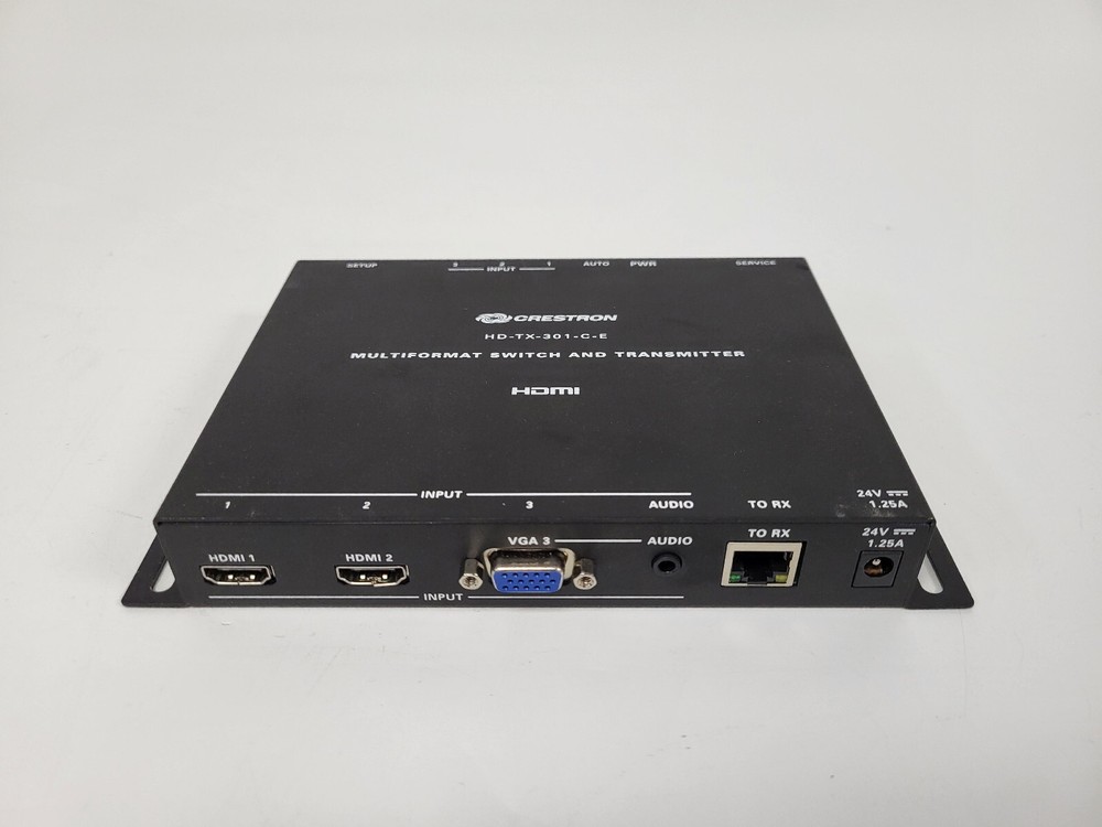 Crestron HD-TX-301-C-E Multiformat Switch Transmitter CATx (No Power Adapter)