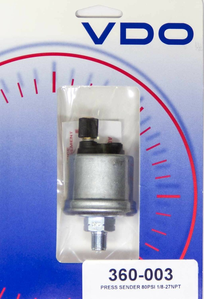 Vdo 360-003 Oil Press.Sender 0-80Psi