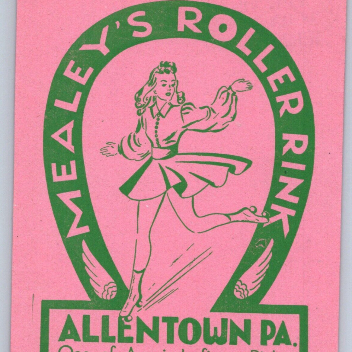 1940s Mealey's Roller Skating Rink 423 Hamilton Street Allentown Pennsylvania #2