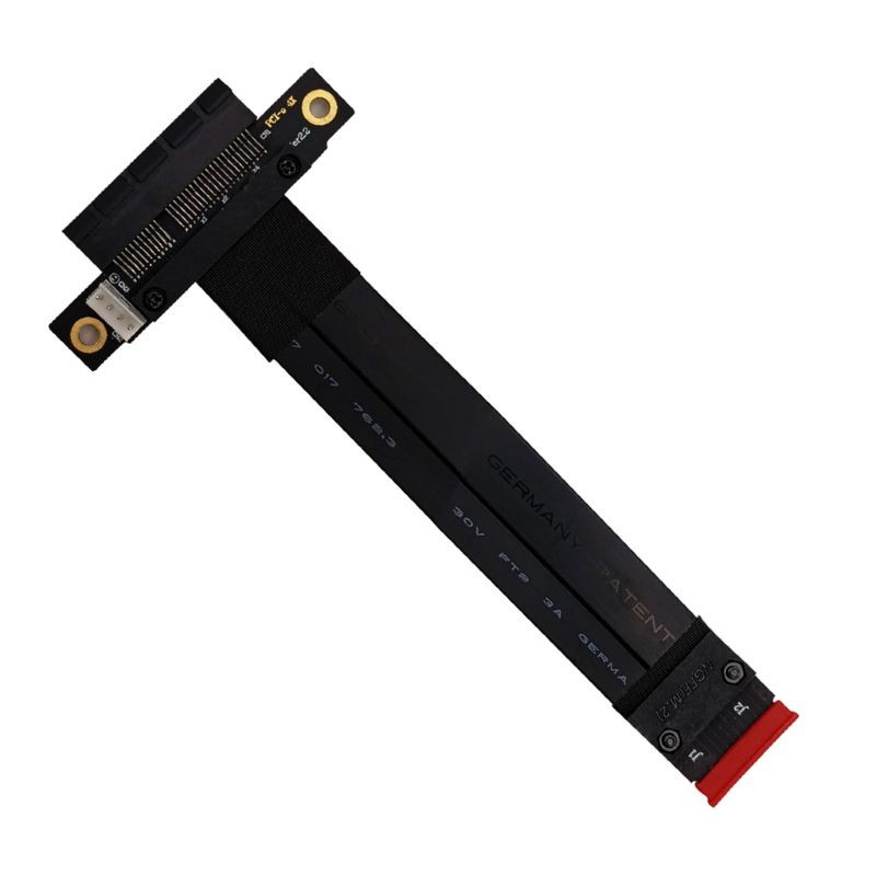 for M.2 NVMe SSD Extension Cable Drive Riser Card Support M2 to PCIE