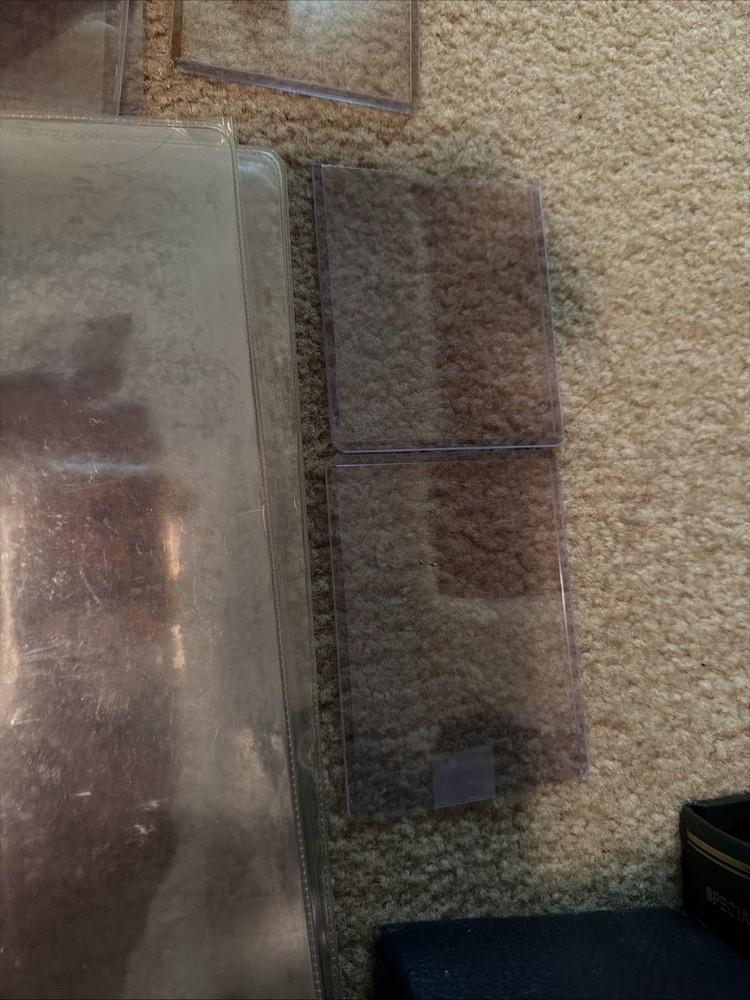 Clear Protective Sheets For Stamp Organization
