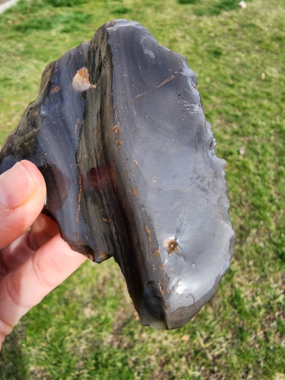 Rainbow Obsidian Natural Stone California 137.9 grams.
