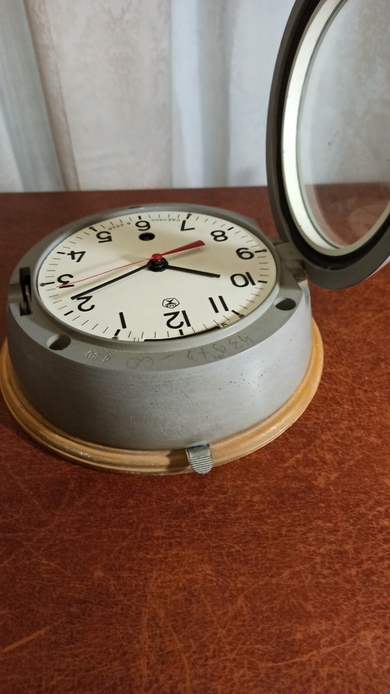 Vintage Soviet ship clock Original 1980-90s. Ideal condition