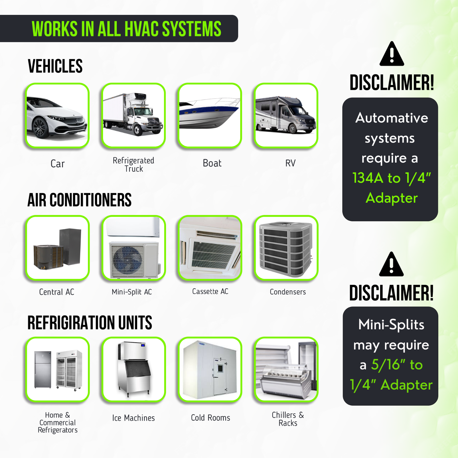 Leak Saver Direct Inject Refrigerant Leak Sealer 6 Pack HVAC & Automotive