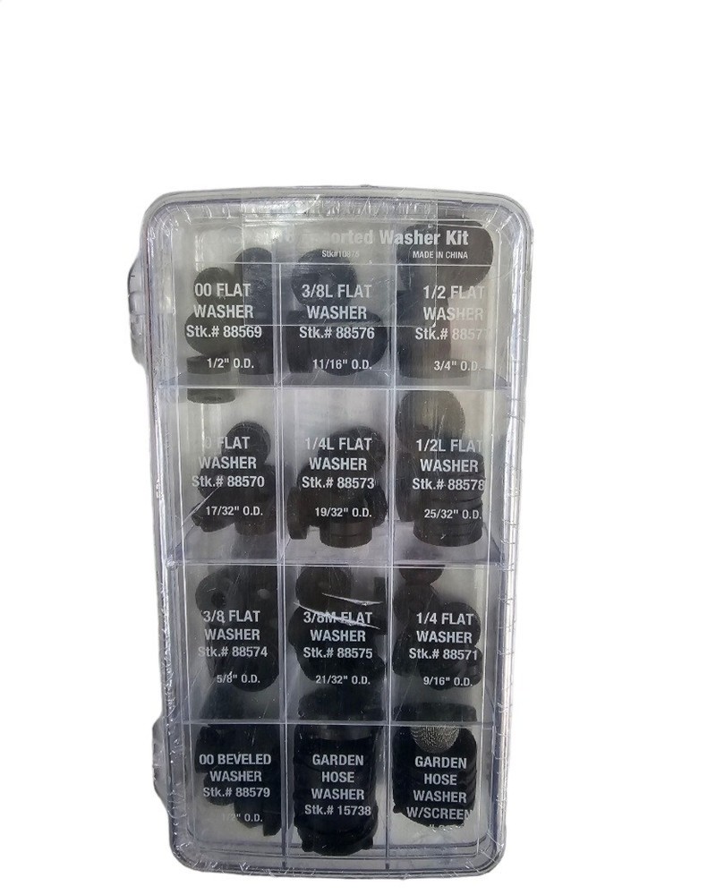 DANCO 10875 Assorted Black Rubber Washer ProPack (116-Piece)