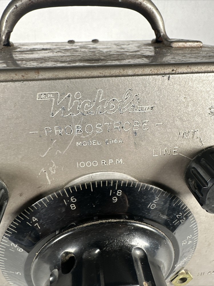 Rare Nichols Probostrobe model E116A professional lab equiment stroboscope works