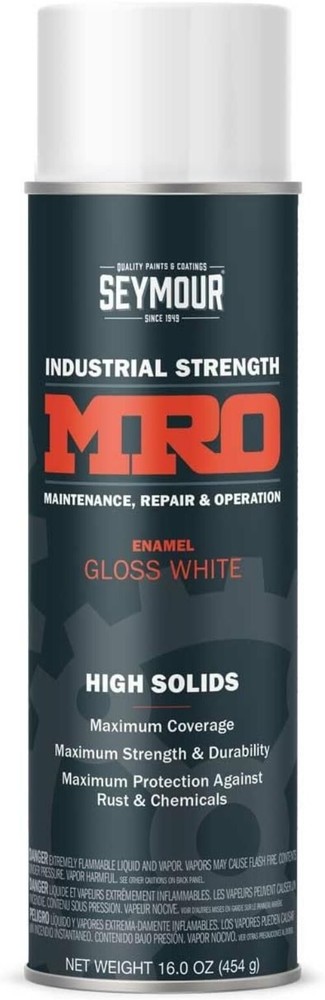 16 Ounce High-Performance Gloss White Spray Paint - Rust & Weather Resistant