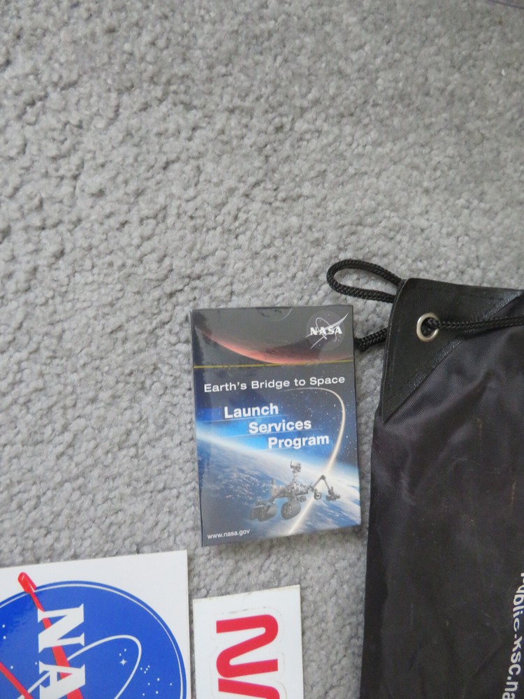 NASA Launch Services Program OFFICIAL Lanyard Decal, Backpack, Playing Cards lot
