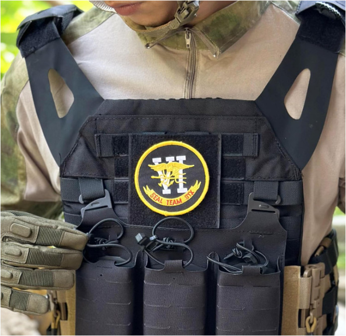 2Pack Molle Patch Panel Hook&Loop Adapter Panel for DIY Patch Badges Tactical...