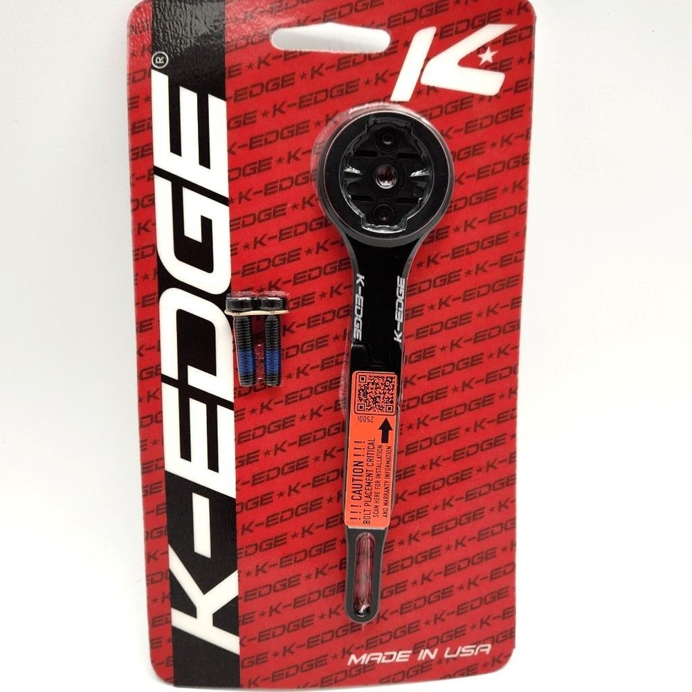 K-Edge Integrated Bicycle Handlebar System Mount for Garmin Black