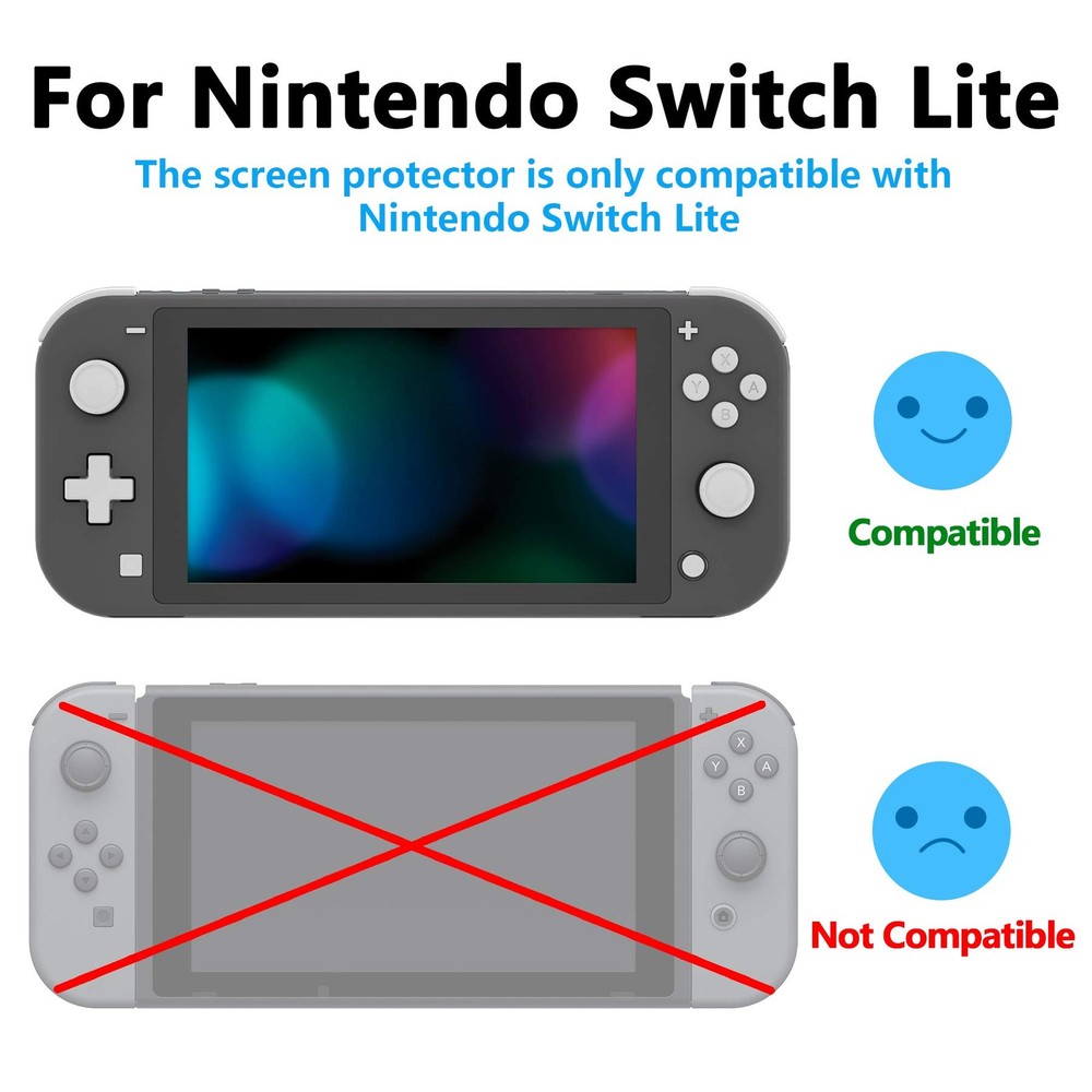 Switch Lite protective film mint green