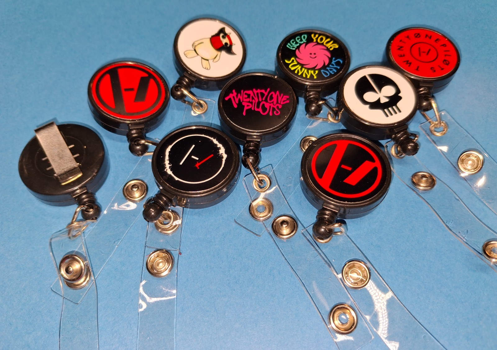 Twenty One Pilots Inspired Badge Reels | Retractable ID Holder - several designs