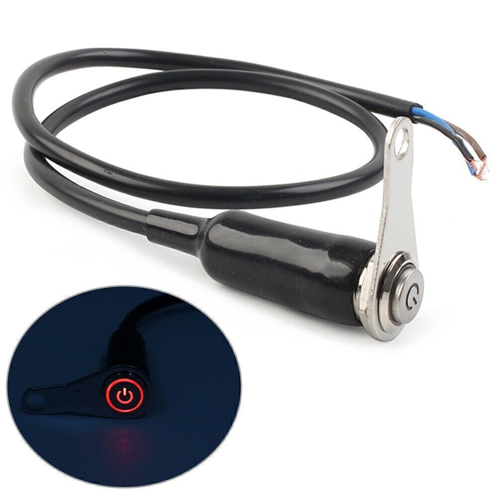 ON/OFF Handlebar Mount Push Button 12V Headlight Fog Light LED