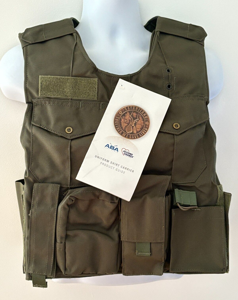 SECOND CHANCE Standard Armor Carrier Side Open Fix Pocket S/M 2015-2017 Green