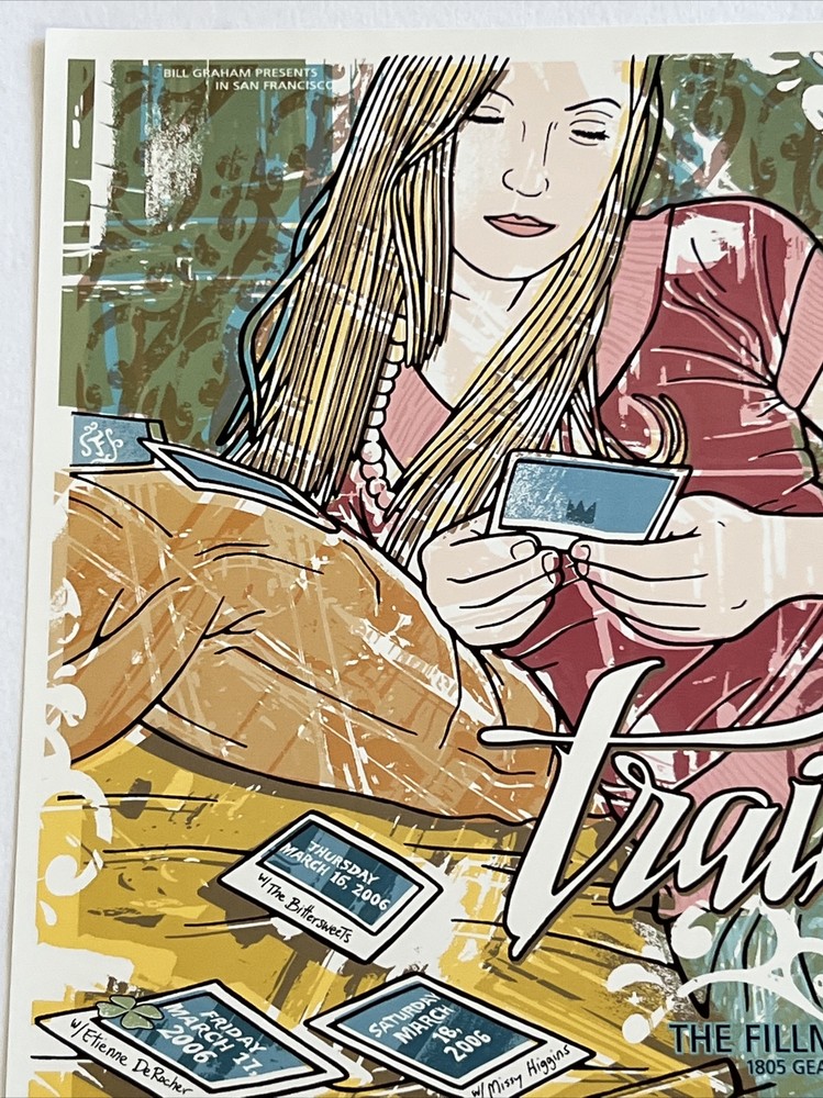 Train Mat Kearney Original Fillmore Concert Poster