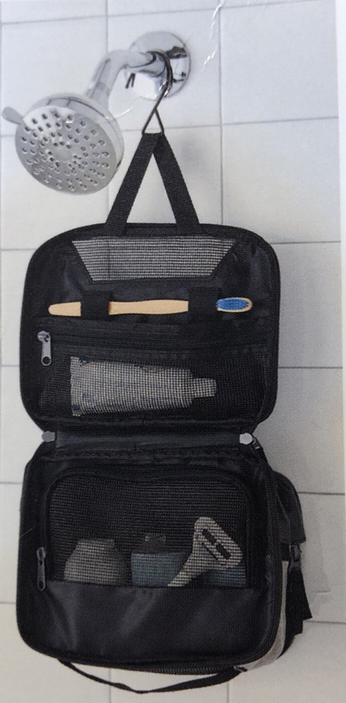 Hanging Shave Kit. 8 compartments