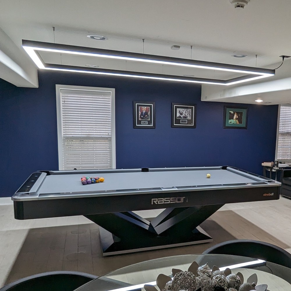 9FT Professional Pool Table Lighting - Perimeter LED Billiard Lights