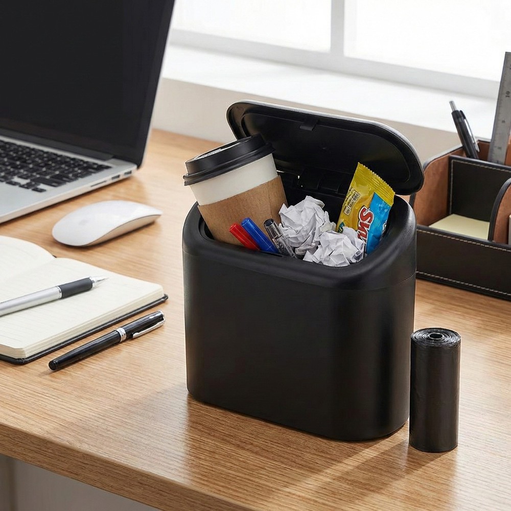 Multi-Purpose small Black Table/countertop bin/storage (500 units available)