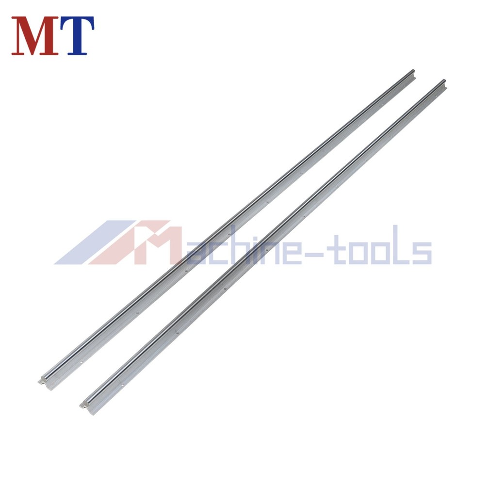 2 Pack 2000mm SBR16 Linear Rail + 4PCS SBR16UU Block for 3D Printer CNC