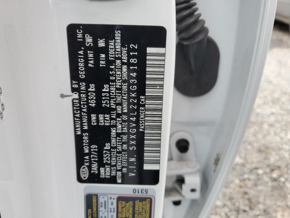 LEFT REAR DOOR WINDOW REGULATOR OEM 2017 KIA OPTIMAKIA