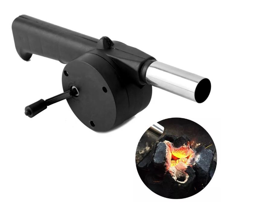 BBQ Fan Air Blower Fire Starter Portable Tool