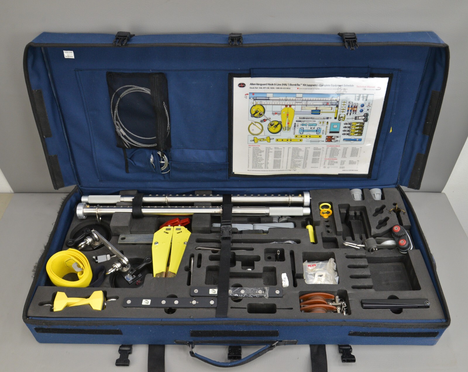 Allen Vanguard HAL BT1/00 HAL BombTec EOD IEDD Hook & Line Kit