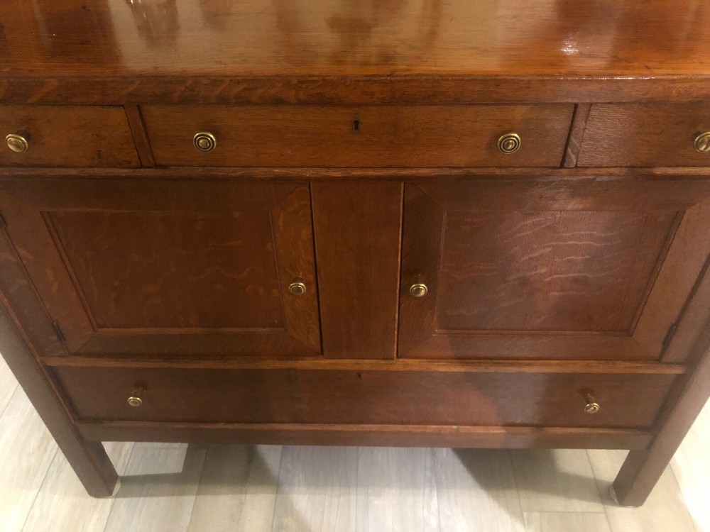 sideboard, oak, large, antique 