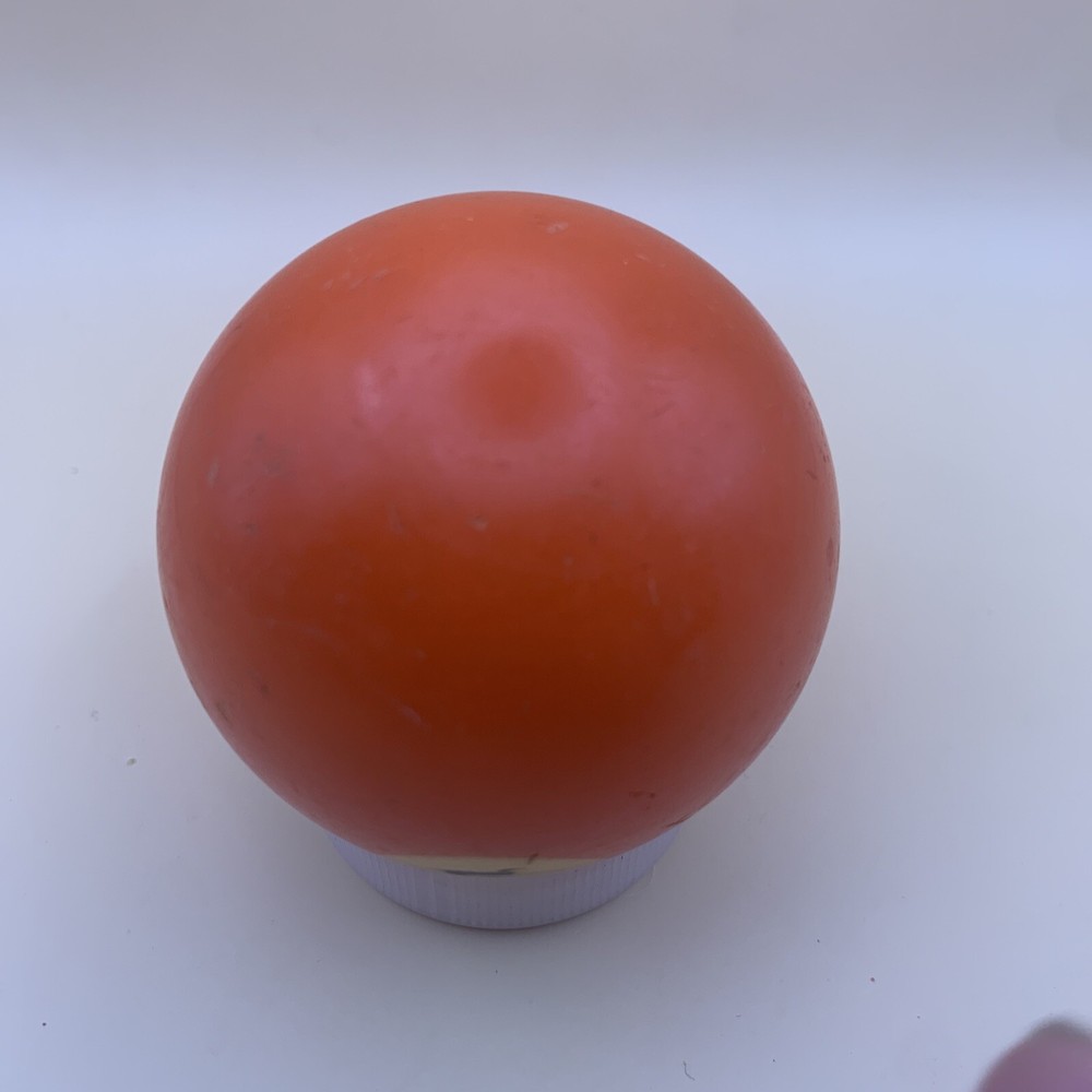 Vintage Replacement Pool Ball Billiards Orange Solid #5 Ball 2 1/4" Diameter
