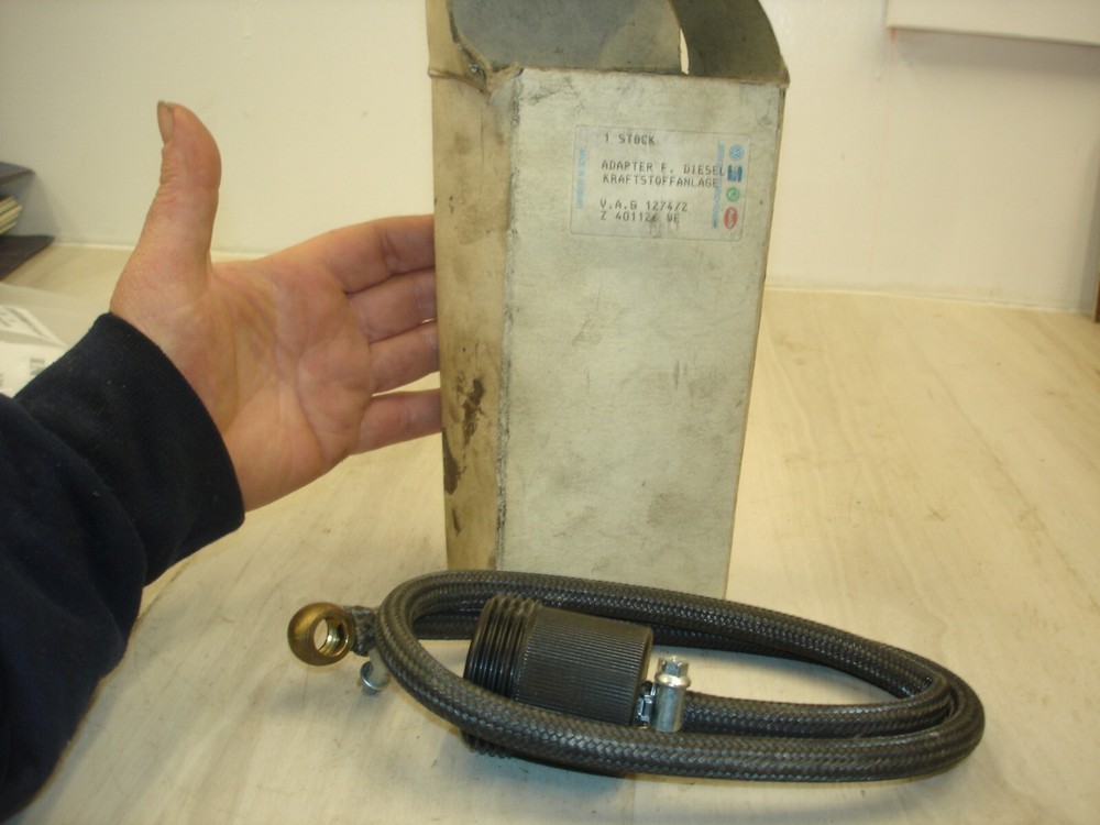 VW cooling system tester diesel adapter used