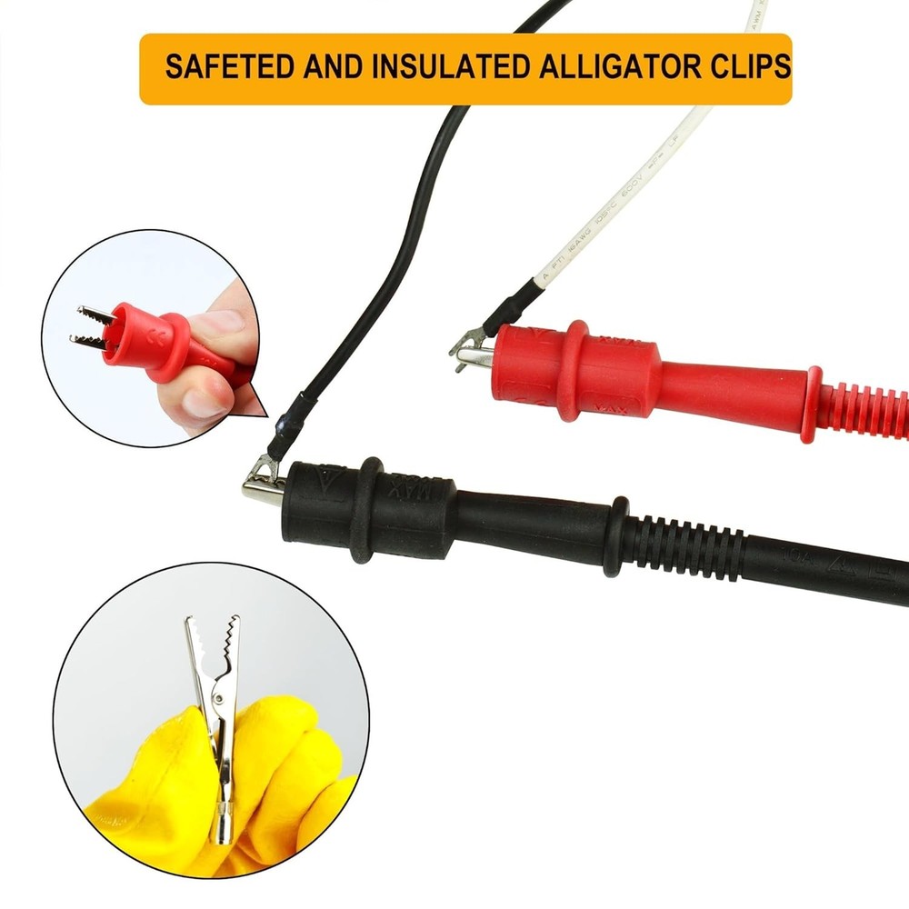 KIT-14 Test Lead Set,Compatible with Fluke Ideal Simpson Mprobe/Fieldpiece/Extec