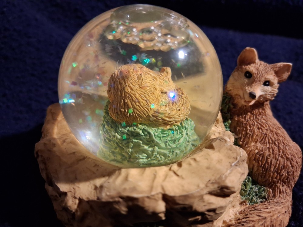 Giuseppi Studio 100 Fox Snow Globe Paperweight
