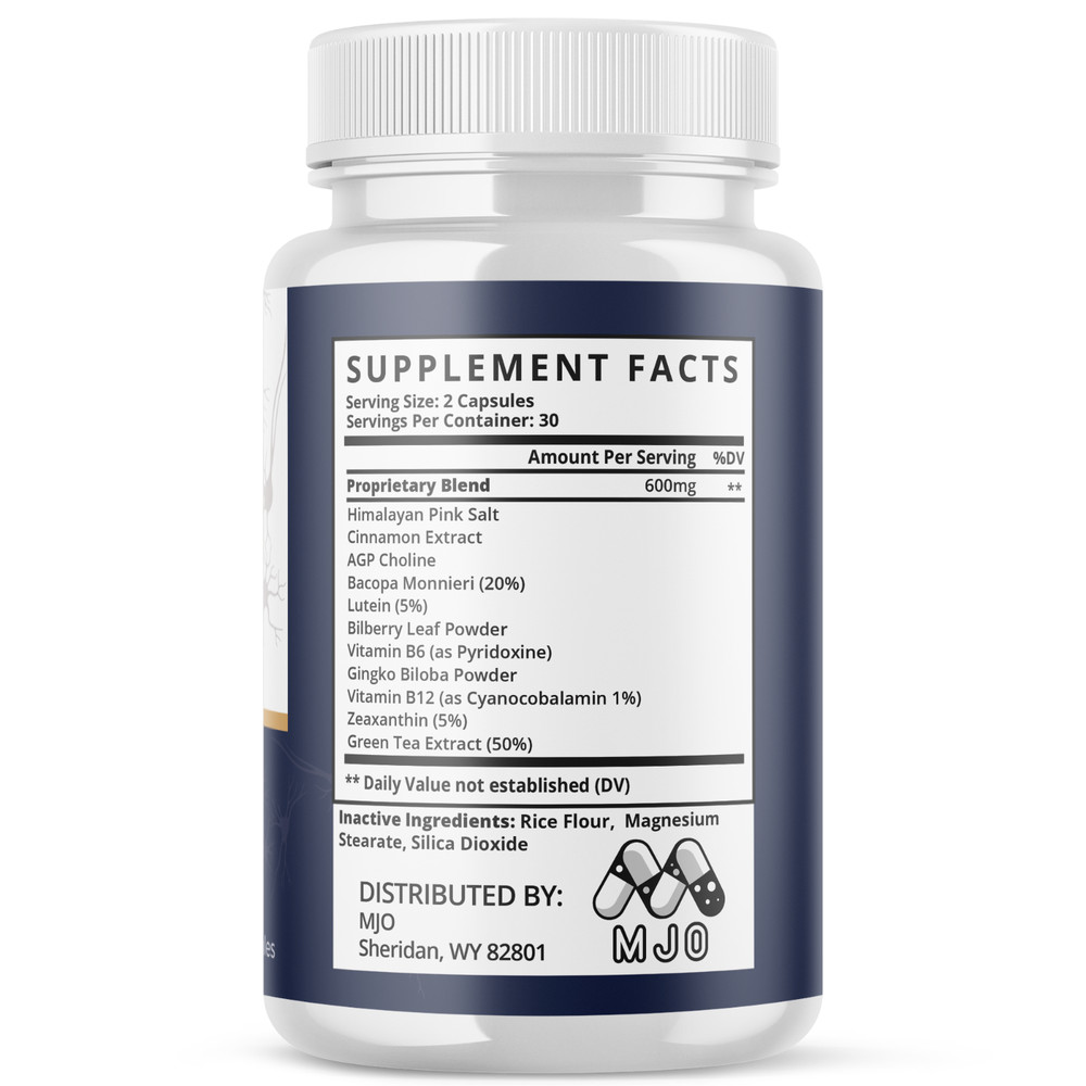 (2 Pack) MemoPryl Advanced Nootropic Brain Support Max Supplement 120 Capsules