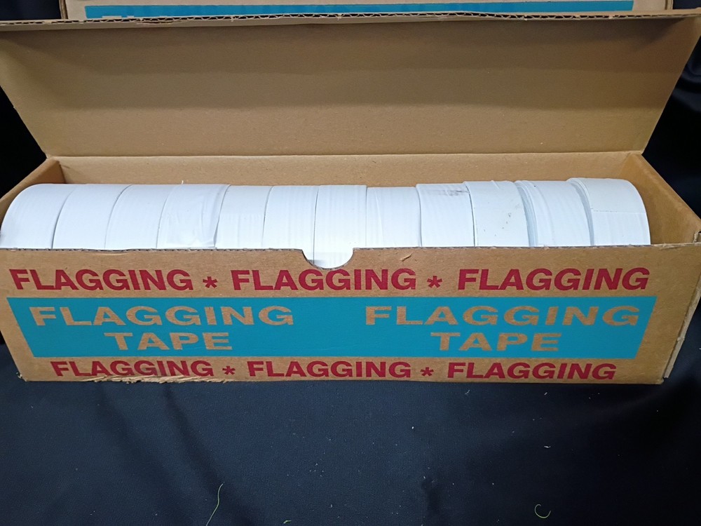 flagging tape White