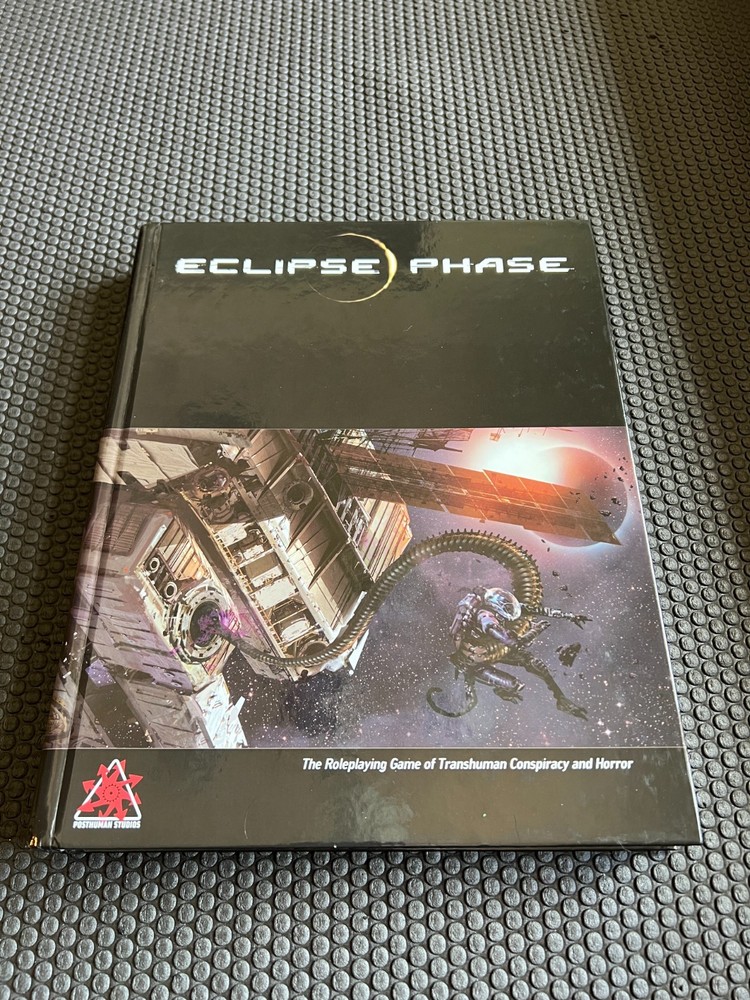 ECLIPSE PHASE Core Rulebook — 1st Edition Hardcover — Posthuman Studios — MINT