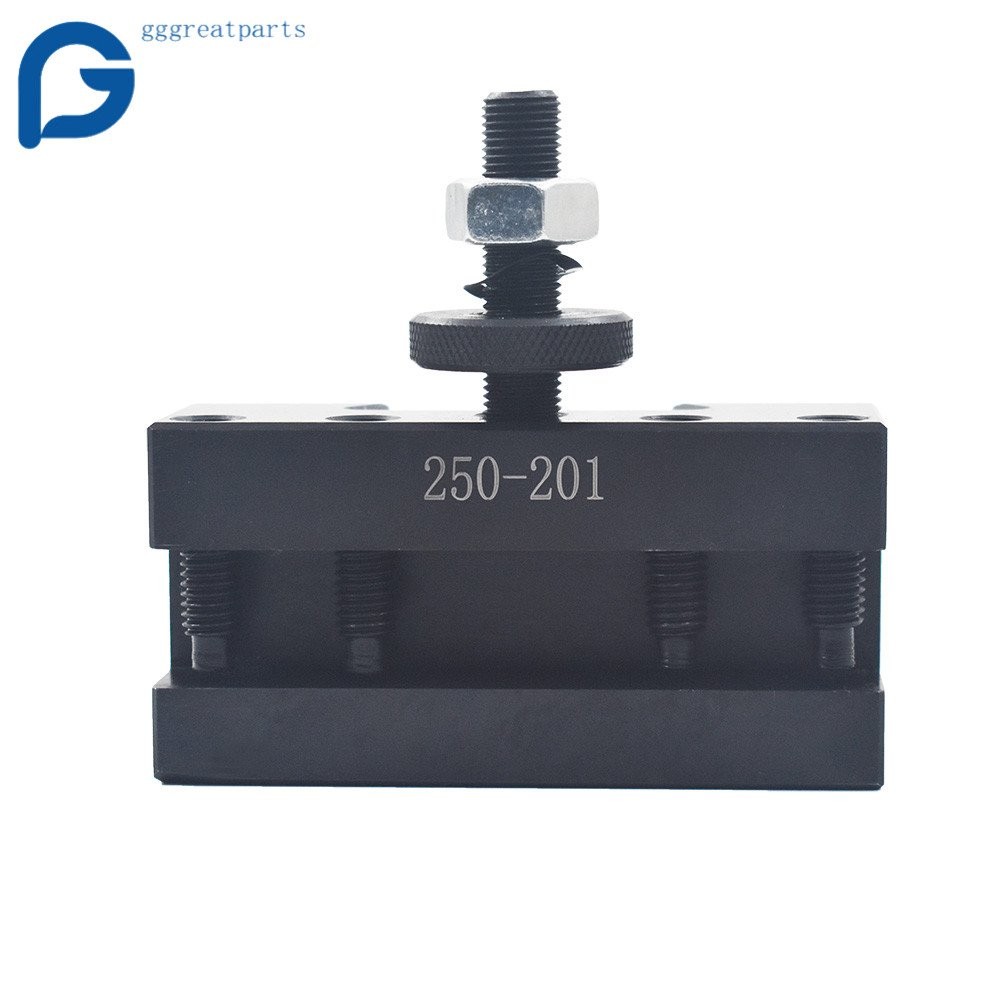 BXA 250-222 Wedge Tool Post Set CNC Quick Change Tool Post Swing Dia 10-15"