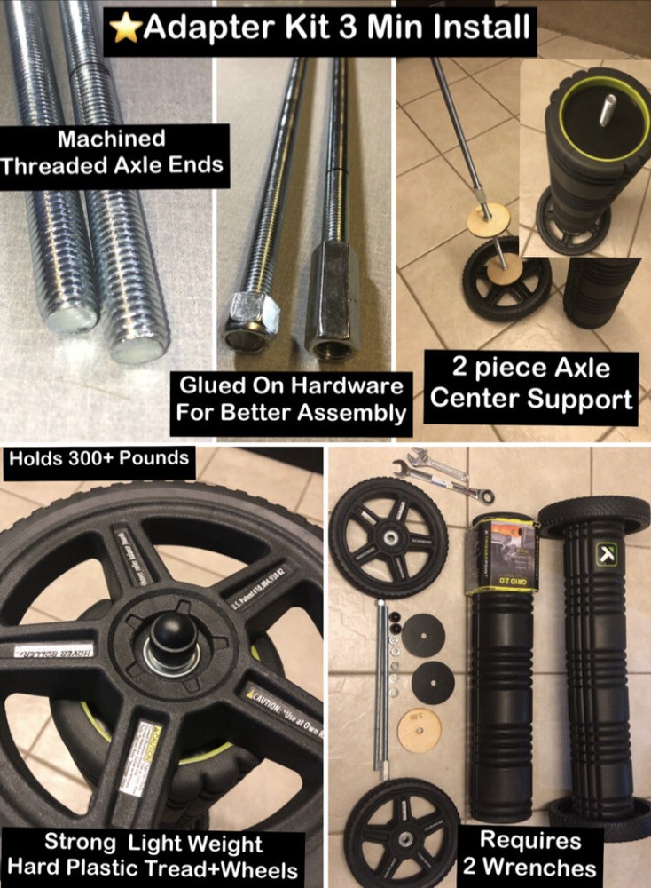 TriggerPoint 26” Foam Roller Wheel Adapter Kit *Patented