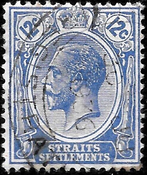1921 Malaya, Straits Settlements  Sc#192 USED