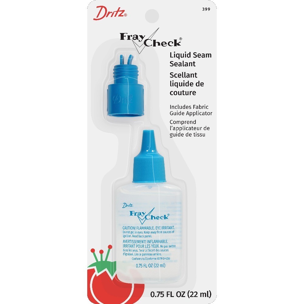 (2 pack) Fray Check with Fabric Guide Applicator Tip, 0.75 oz.
