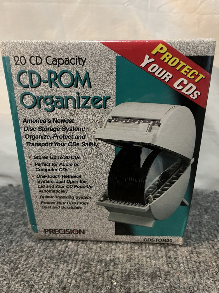 CD ROM Organizer 20 CD Capacity New Sealed
