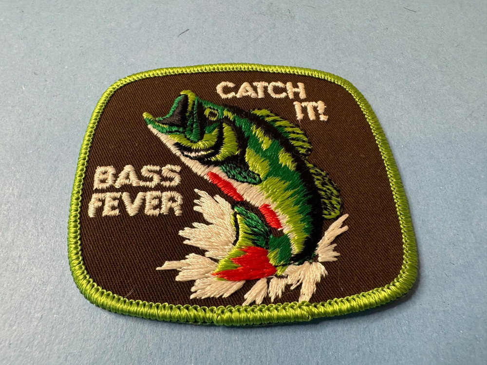 Catch It! Bass Fever 3" Embroidered Patch