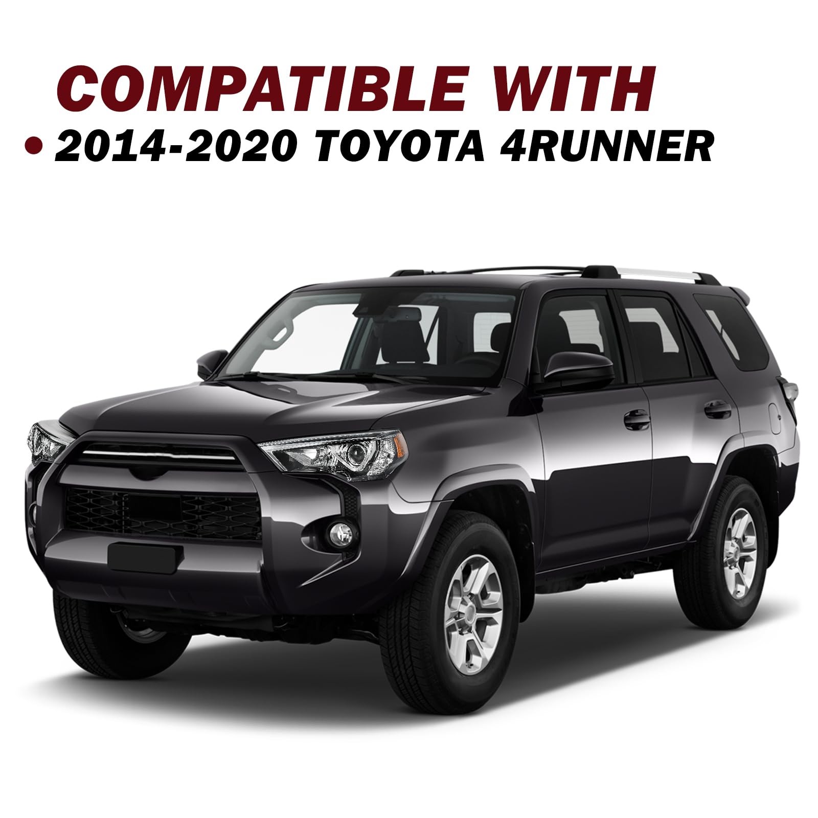 Headlight for 2014-2020 Toyota 4Runner Left and Right Side Headlamp Assembly