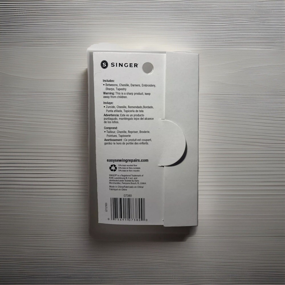 Singer HAND NEEDLES - 60 Pack