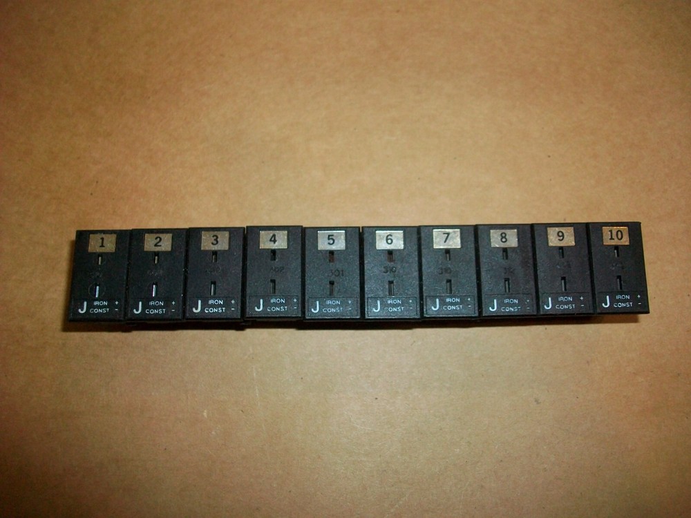10pc "J" Thermocouple Socket USED