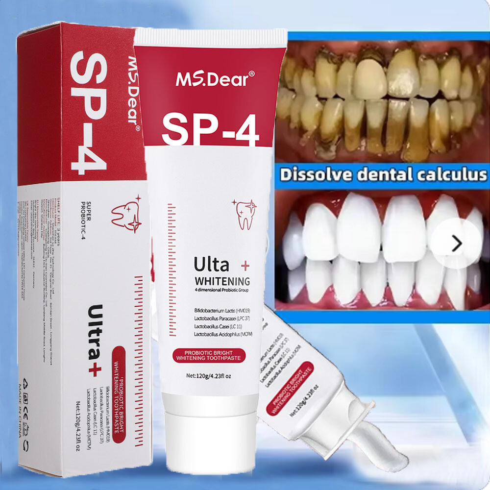 Sip-4 Toothpaste, Whitening Sp-4 Toothpaste, Sp-4 Probiotic Whitening Toothpaste