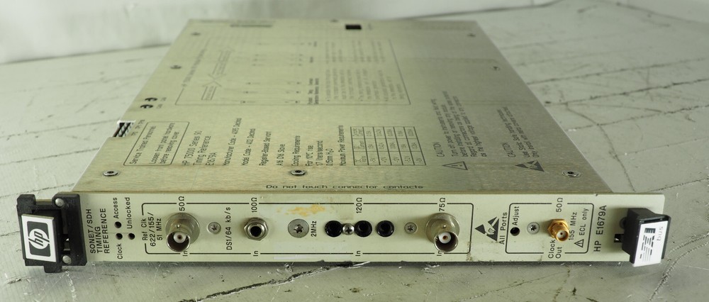 Lot of 5 HP E1679A Sonet / SDH Timing Reference VXI Module C- Size