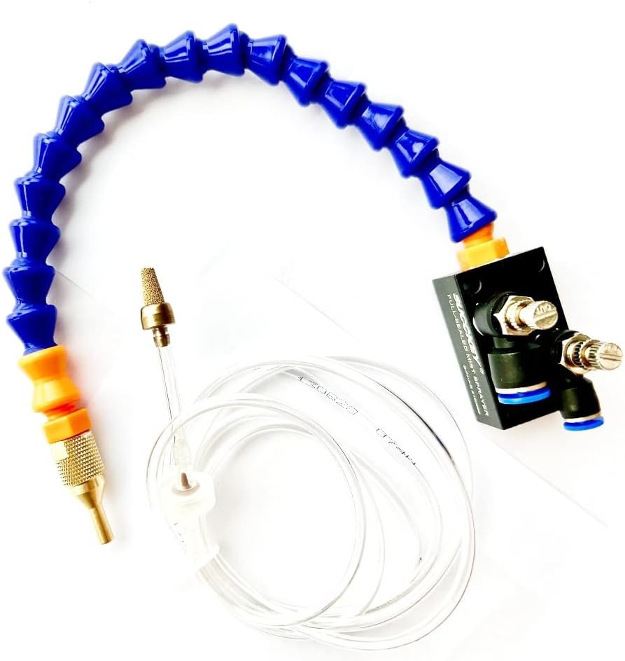 Mist Coolant Lubrication System - Adjustable Nozzle for CNC & Drills