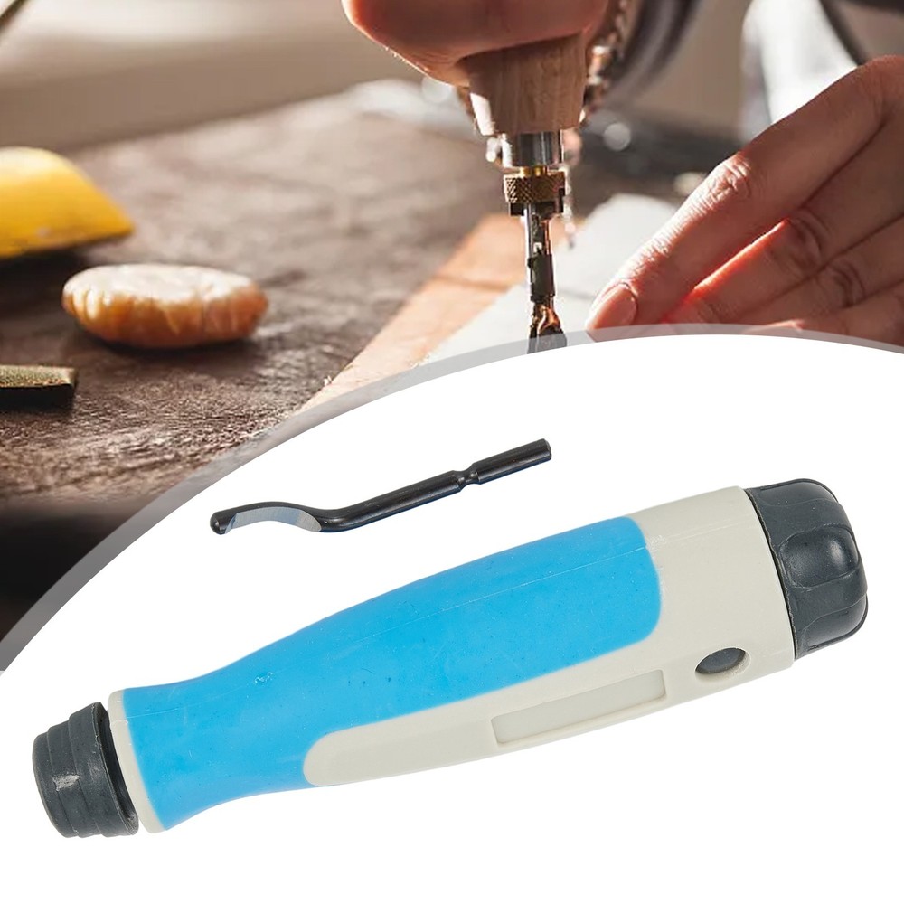1* Deburring Burr Scraper Blade Rubber Burr Handle Trimmer Hand Deburring Tools