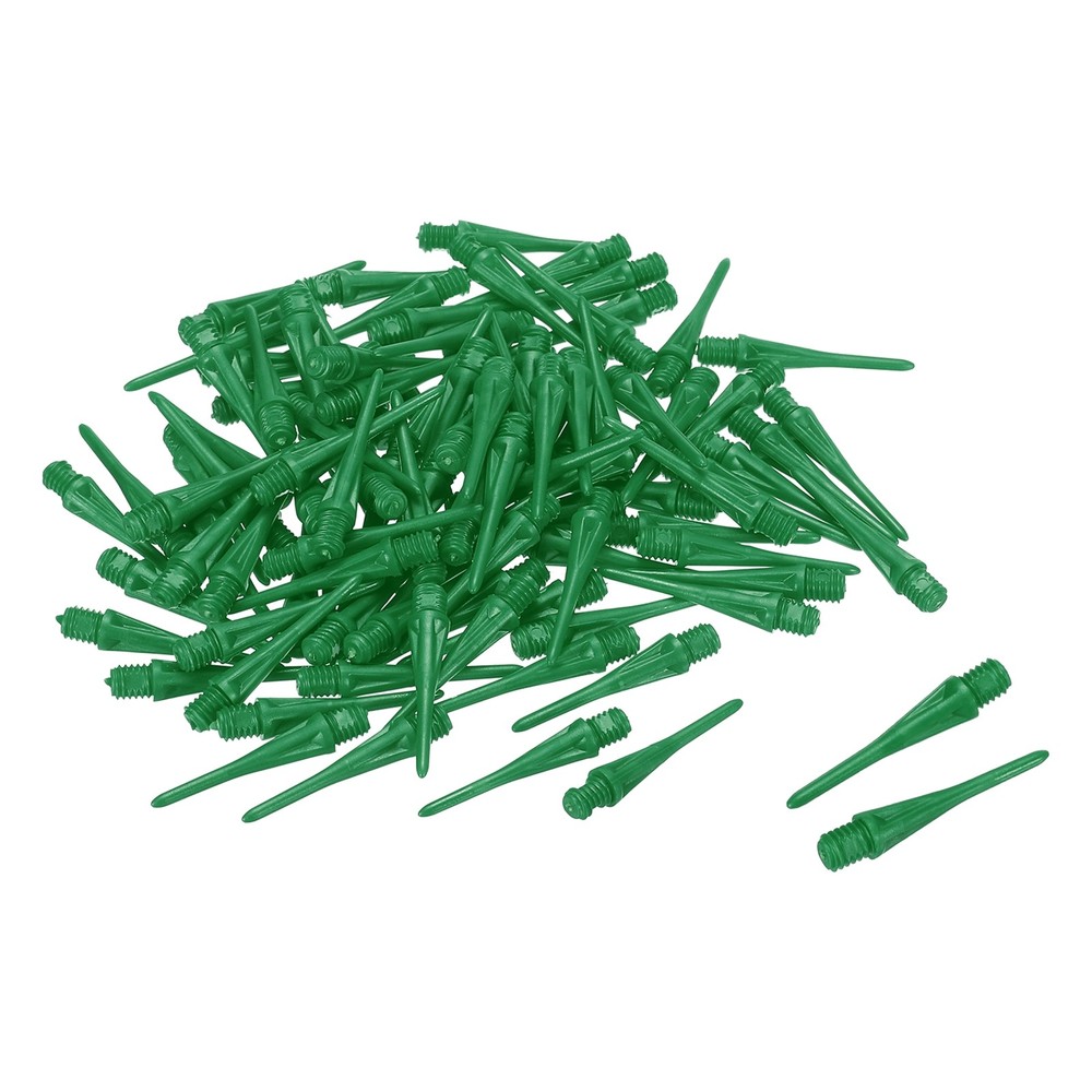 Plastic Dart Tips, 30 Pack 2BA Thread Soft Dart Tips Plastic Tip, Green