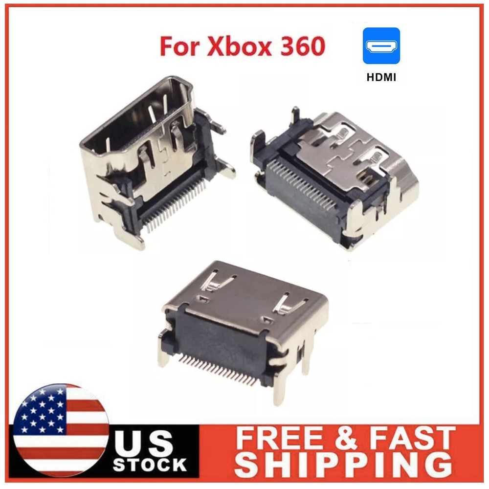 Original HDMI Port Socket Interface Connector Socket Plug For Microsoft Xbox 360