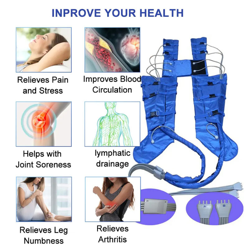 Pressotherapy Equipment Lymphatic Drainage Air Pressure Compression Machine